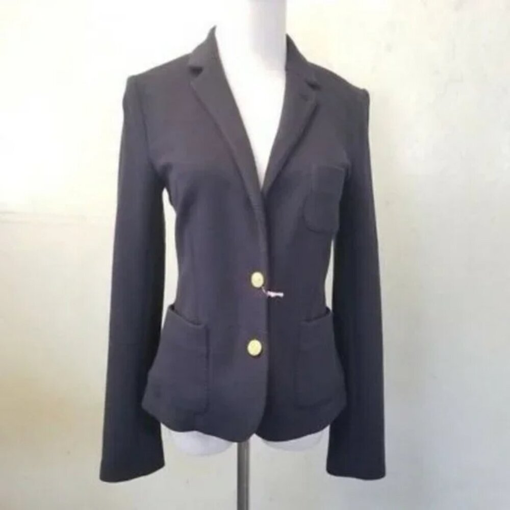 NWT Vineyard Vines navy sweater blazer women's size 0 (G17) - Picture 6 of 7